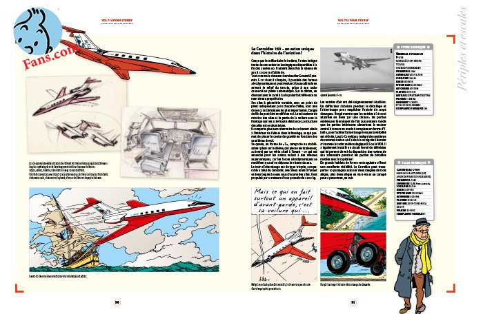 کتاب هرژه , تن تن و هواپیماها 